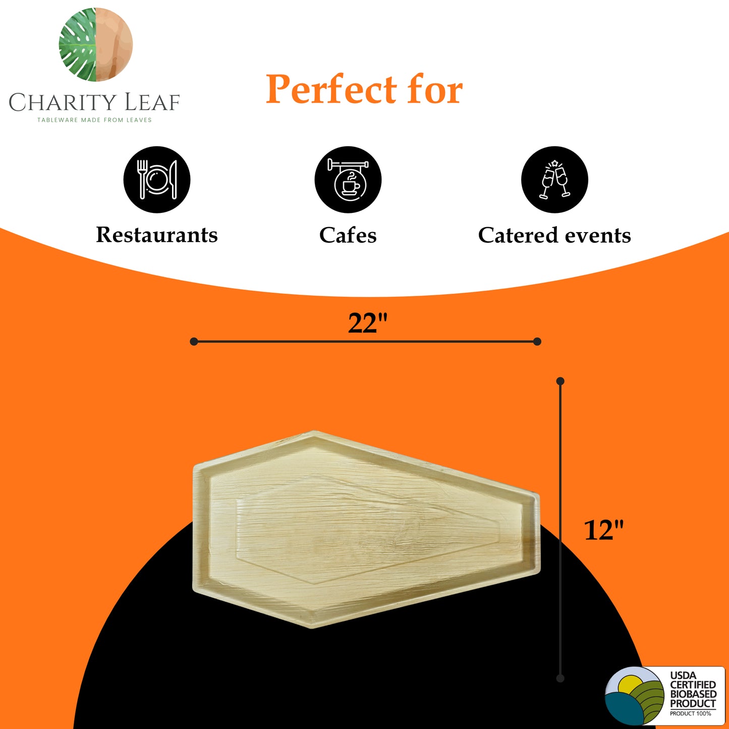 22" x 12" Coffin Trays