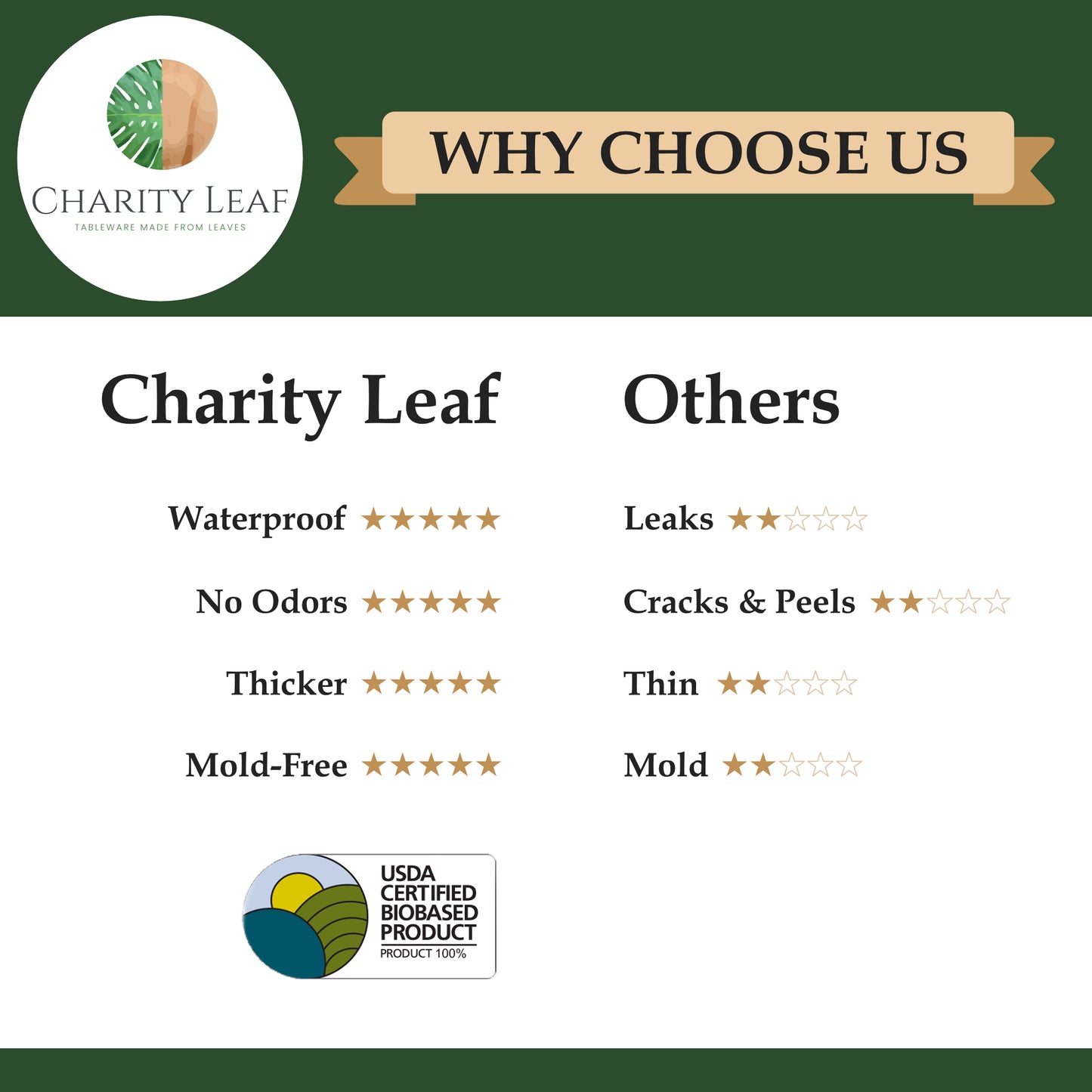 12" Inch Decorative Palm Leaf Fiber Plate