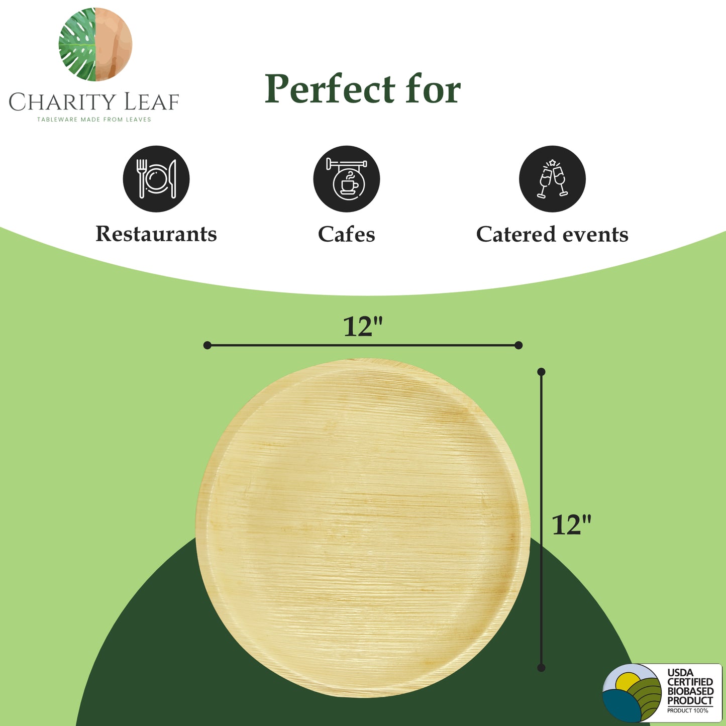 12" Inch Round Platter