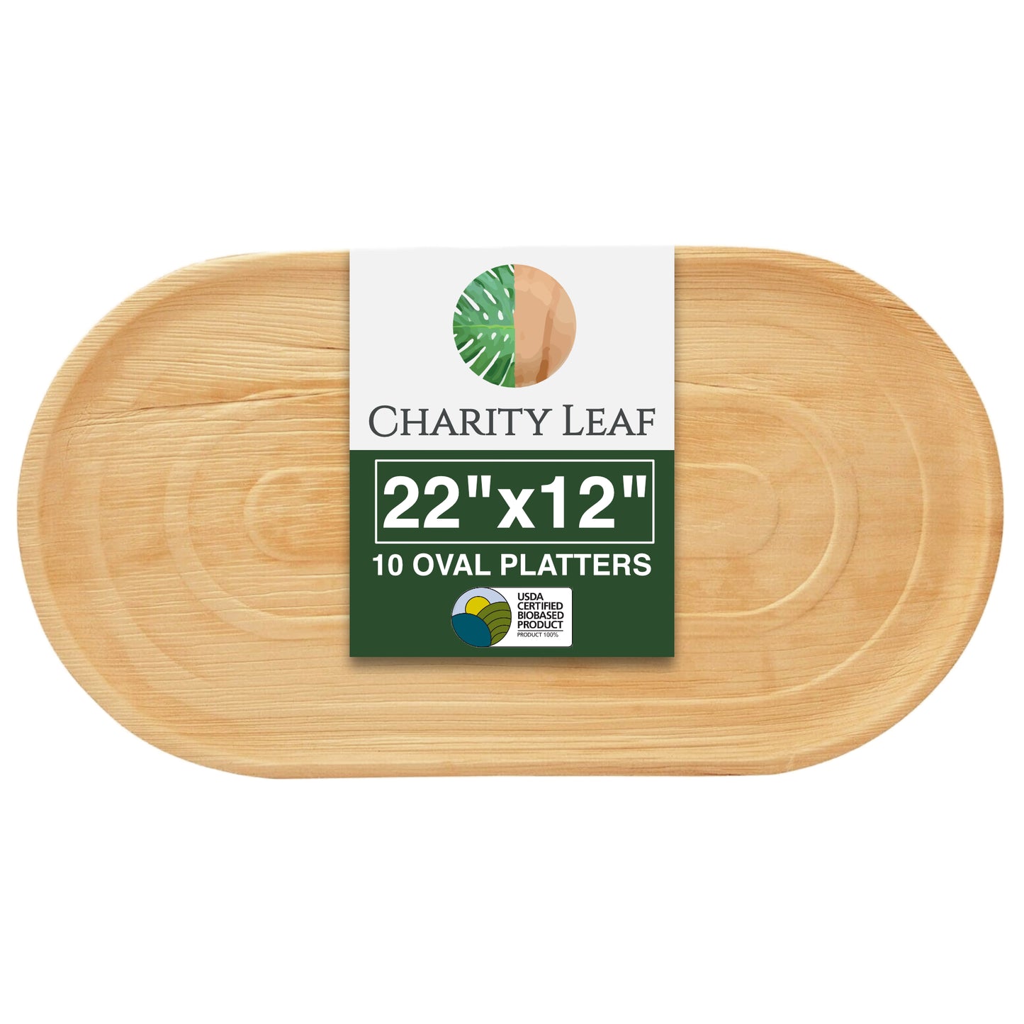 22" x 12" Inch Large Oval Platter