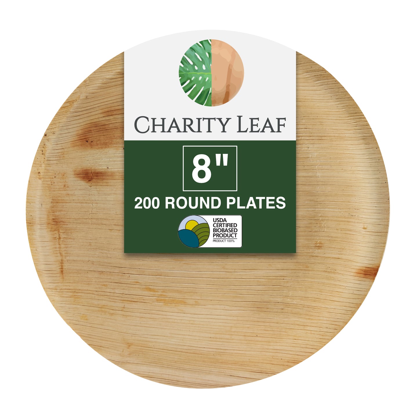 8" Inch Round Plate