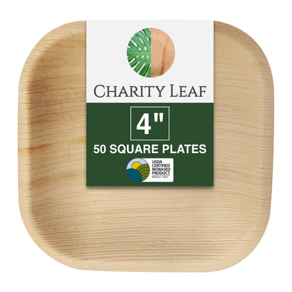 4" Inch Square Plate